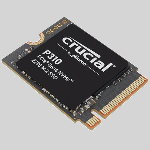 Crucial P310 2TB M.2 2230 SSD, PCIe Gen4 NVMe, Up to 7,100MB/s, Ideal for Steam Deck, ASUS ROG Ally, MSI Claw, Mini PCs & Ult