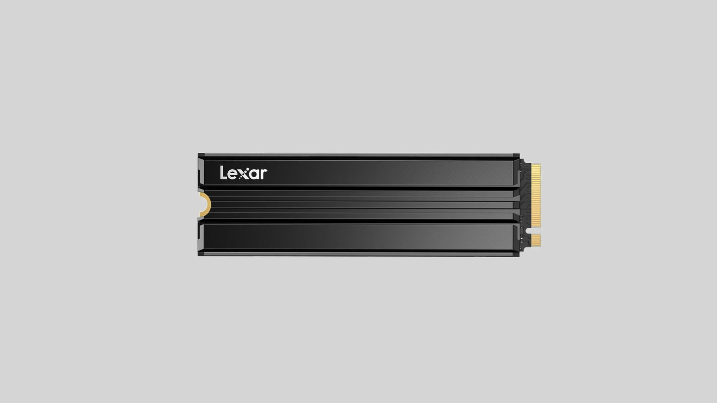Lexar 4TB NM790 SSD with Heatsink PCIe Gen4 NVMe M.2 2280 Internal Solid State Drive, Up to 7400/6500 MB/s Read/Write, Compat