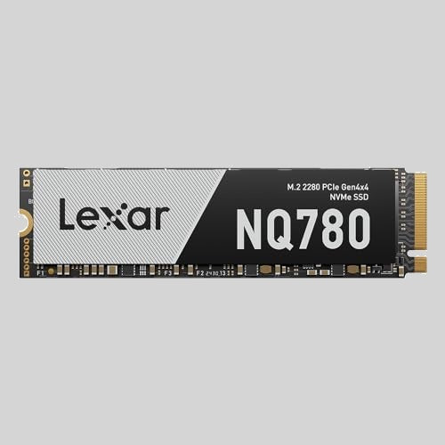 Lexar 2TB NQ780 Internal NVMe SSD, 7000/5000 MB/s, M.2 2280, PCIe Gen 4x4 (Internal Solid State Drives)