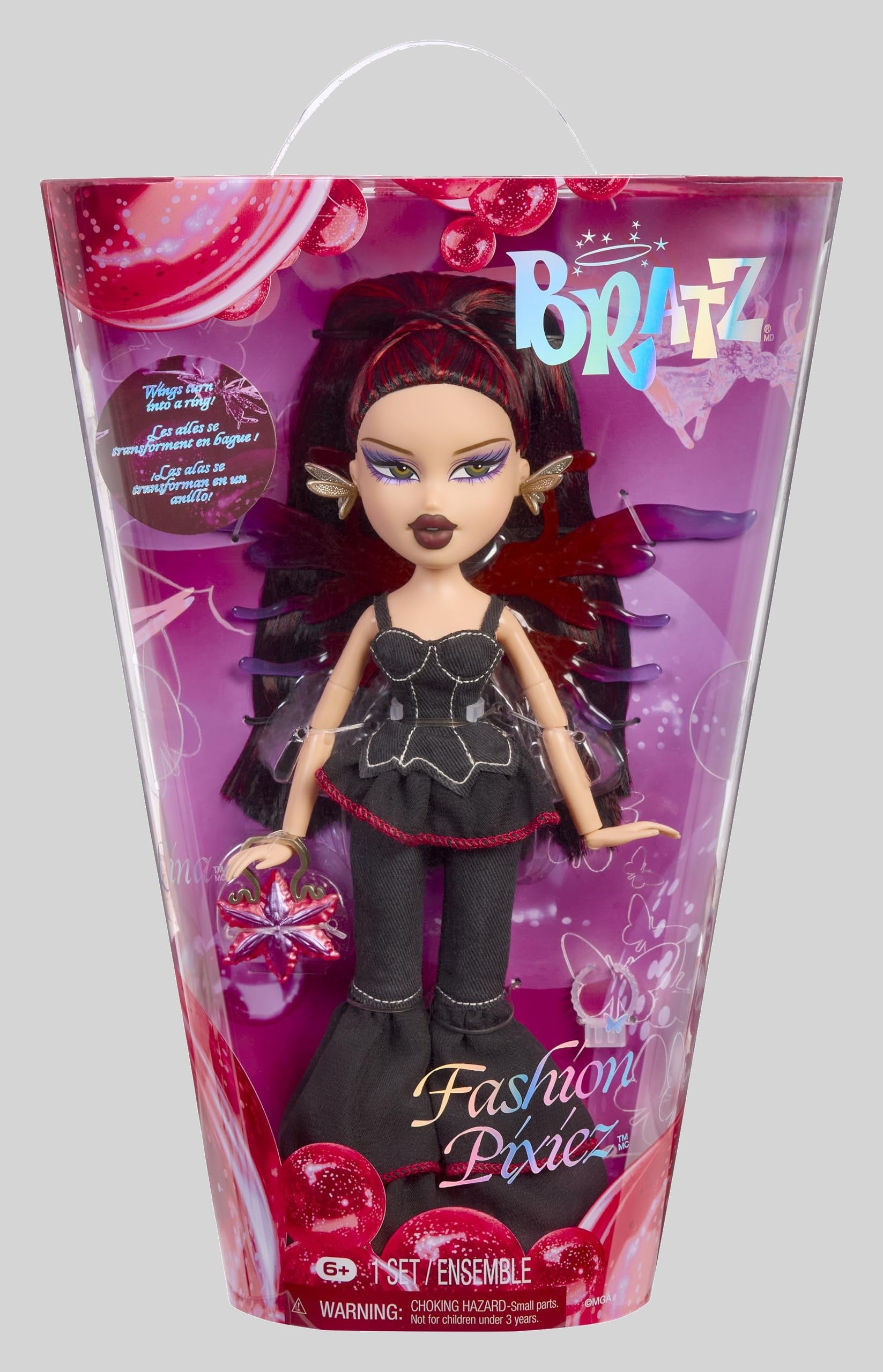Bratz Fashion Pixiez Lina Collectible Fantasy Doll with Real Fashions and (Dolls)