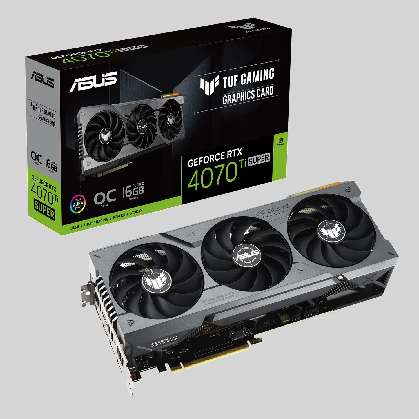 ASUS TUF Gaming NVIDIA GeForce RTX™ 4070 Ti Super OC Edition Gaming Graphics Card (Graphics Cards)