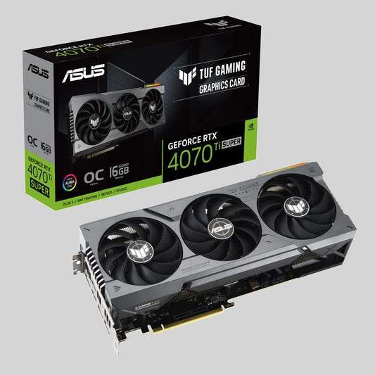 ASUS TUF Gaming NVIDIA GeForce RTX™ 4070 Ti Super OC Edition Gaming Graphics Card (Graphics Cards)