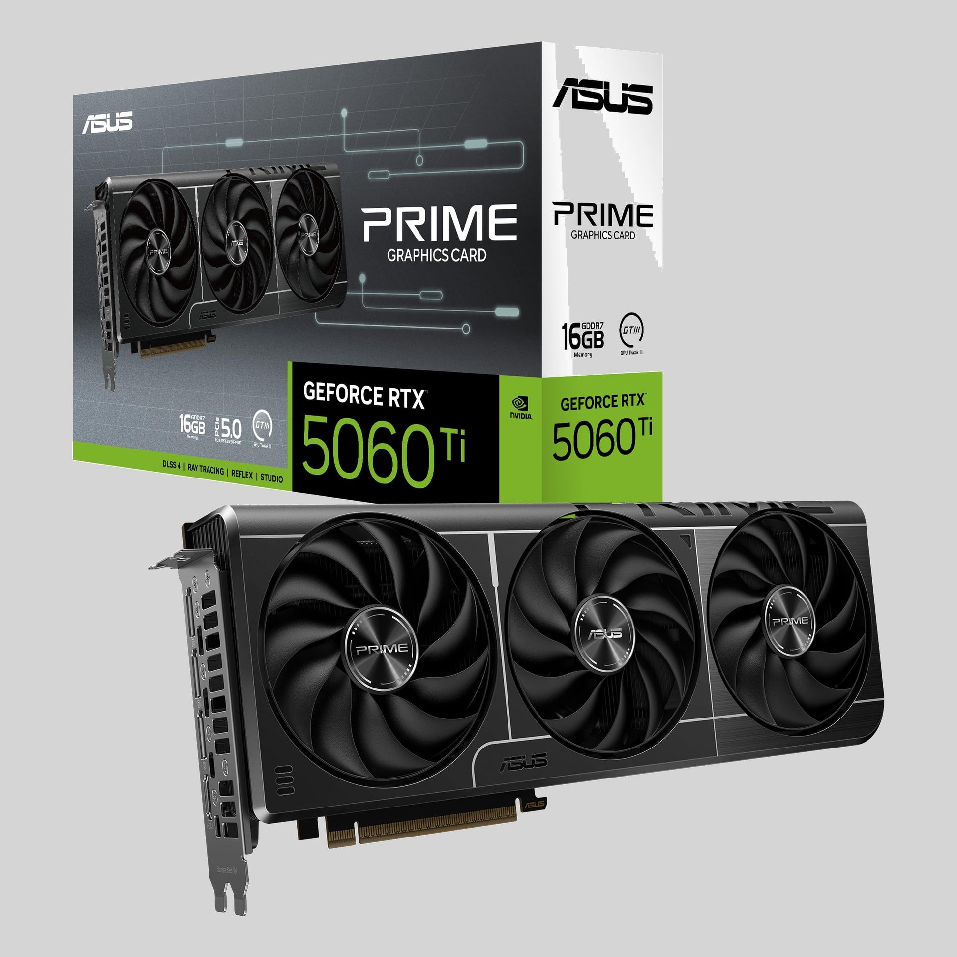 ASUS The SFF-Ready Prime GeForce RTX™ 5060 Ti 16GB GDDR7 Graphics Card (Graphics Cards)