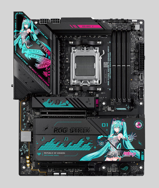 ASUS ROG Strix X870E-H Gaming WIFI7 Hatsune Miku Edition AMD X870E ATX (Motherboards)