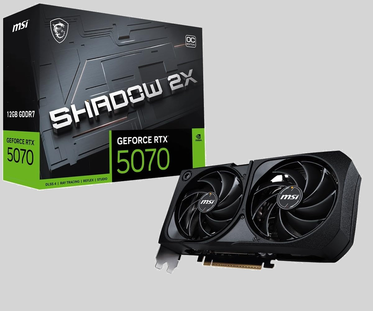 MSI GeForce RTX 5070 12G Shadow 2X OC (Graphics Cards)