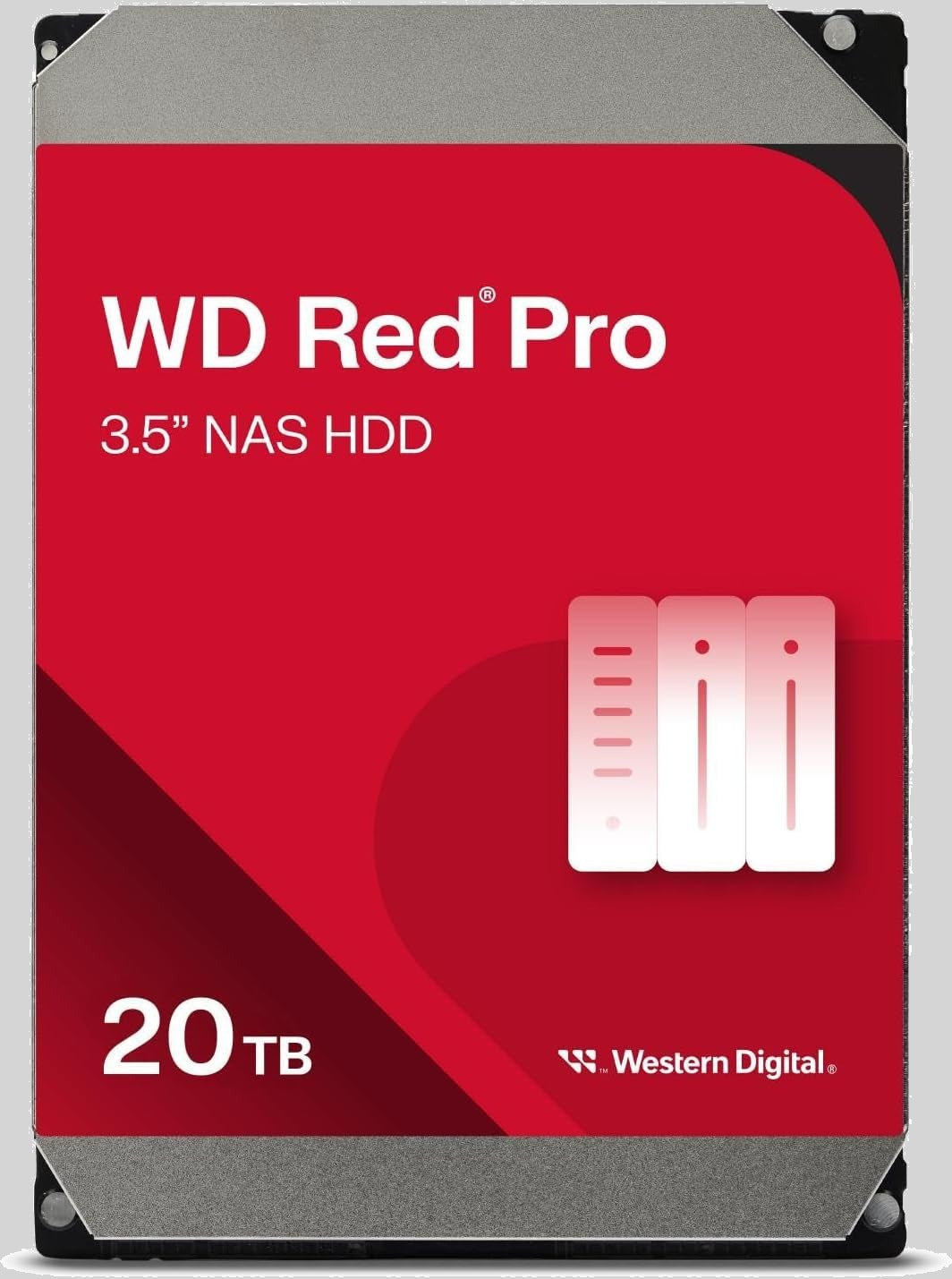 Western Digital 20TB WD Red Pro NAS Internal Hard Drive HDD (Internal Hard Drives)