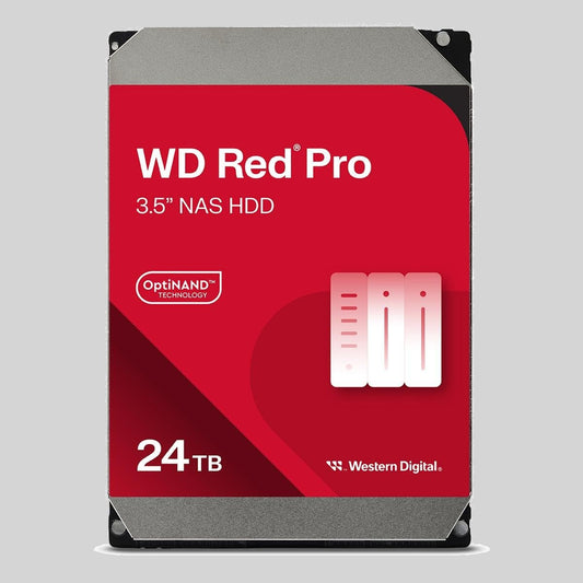 Western Digital 24TB WD Red Pro NAS Internal Hard Drive HDD (Internal Hard Drives)