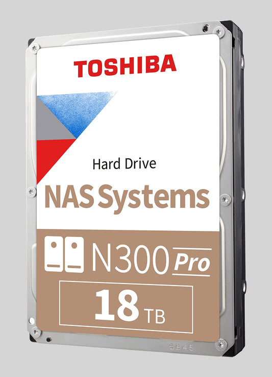 Toshiba N300 PRO 18TB Large-Sized Business NAS (Internal Hard Drives)