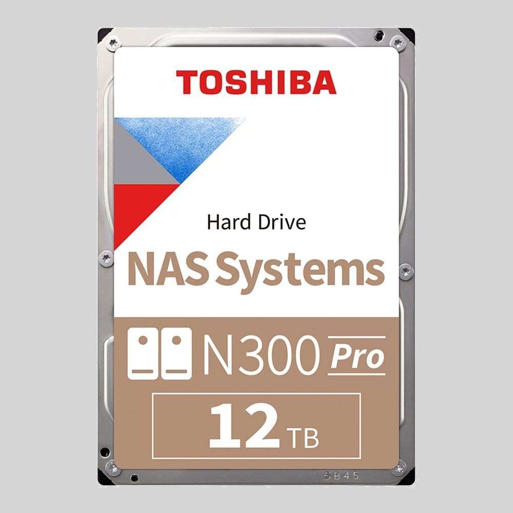 Toshiba N300 PRO 12TB Large-Sized Business NAS (Internal Hard Drives)