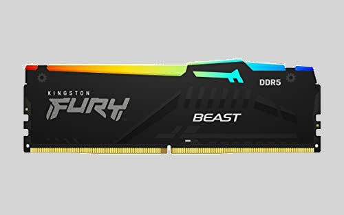Kingston FURY Beast RGB 16GB 5200MT/s DDR5 CL40 DIMM Desktop Memory