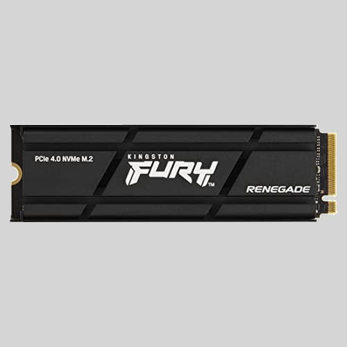 Kingston FURY Renegade 2TB PCIe Gen 4.0 NVMe M.2 Internal Gaming SSD with Heat (Internal Solid State Drives)