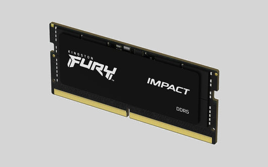 Kingston FURY Impact 16GB 6400MT/s CL38 DDR5 SODIMM | Intel XMP 3.0 | Plug N (Memory)