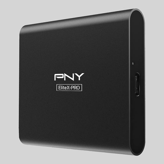 PNY EliteX-PRO 2TB USB 3.2 Gen 2x2 Type-C Portable Solid State Drive (External Solid State Drives)