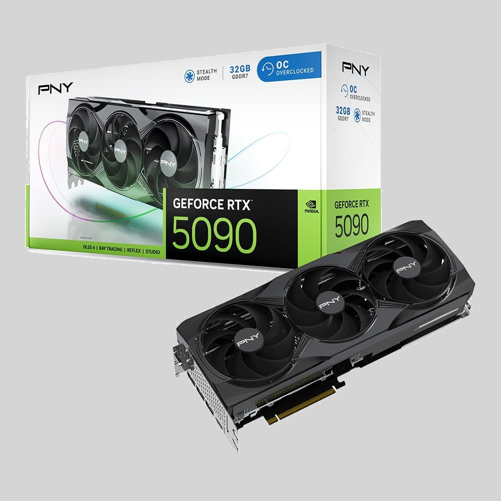 PNY NVIDIA GeForce RTX™ 5090 OC Triple Fan, Graphics Card (Graphics Cards)