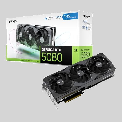 PNY NVIDIA GeForce RTX™ 5080 OC Triple-Fan Graphics Card (Graphics Cards)