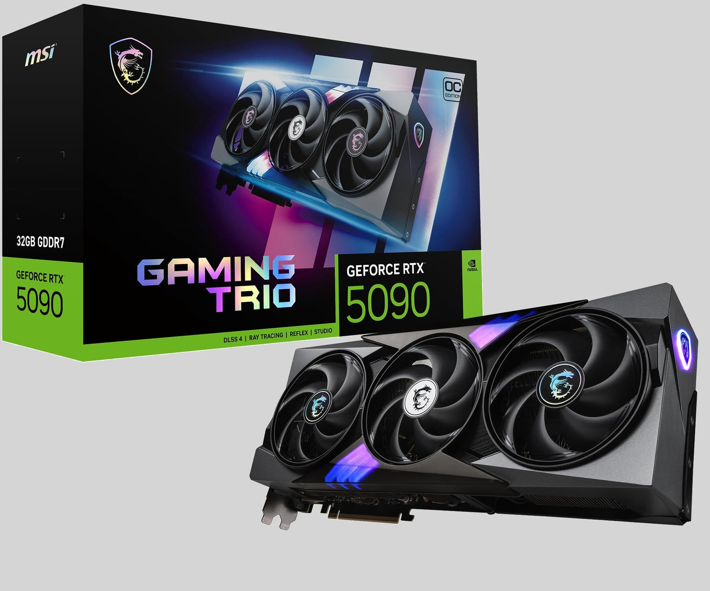 MSI Gaming RTX 5090 32G Gaming Trio OC Graphics Card (Graphics Cards)