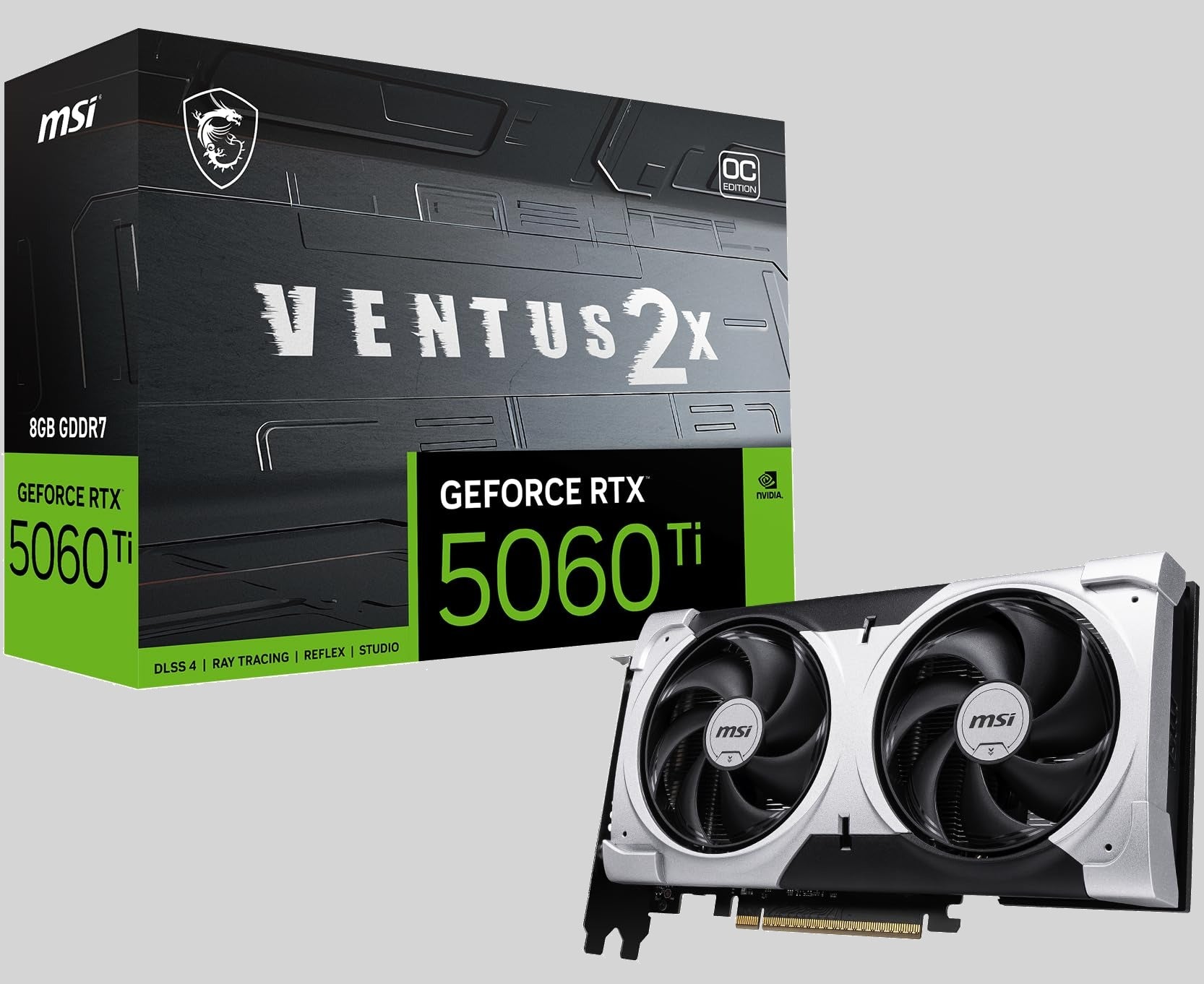 MSI Gaming RTX 5060 Ti 8G Ventus 2X OC Plus Graphics Card (Graphics Cards)