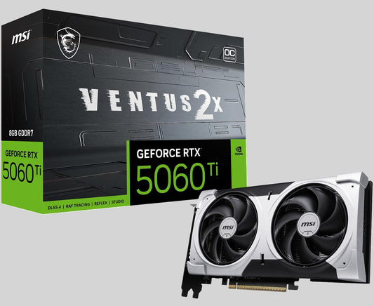 MSI Gaming RTX 5060 Ti 8G Ventus 2X OC Plus Graphics Card (Graphics Cards)