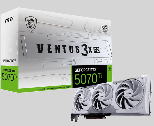 MSI Gaming RTX 5070 Ti 16G Ventus 3X PZ OC Graphics Card (Graphics Cards)