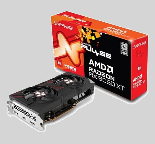 Sapphire 11350-04-20G Pulse AMD Radeon™ RX 9060 XT Gaming OC Graphics Card with (Graphics Cards)