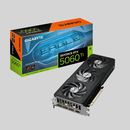 Gigabyte GeForce RTX 5060 Ti Eagle MAX OC 16G Graphics Card,6GB 128-bit (Graphics Cards)
